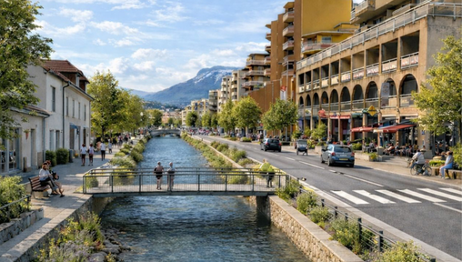 R&eacute;am&eacute;nagement du Boulevard Pompidou